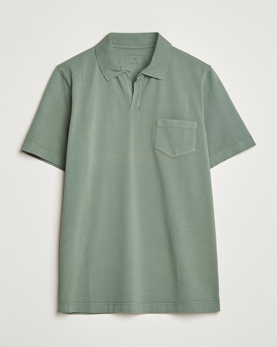 Herre | Polotrøjer | SEASE | Short Sleeve Jersey Polo Sage