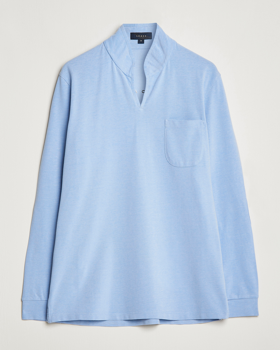 Herre | Trøjer | SEASE | Elen Piquet Polo Light Blue