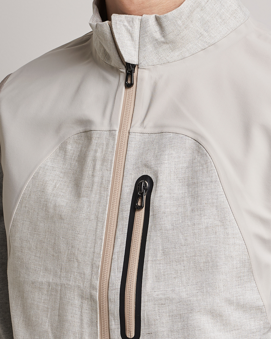 Herre | Veste | SEASE | V-8 Linen Gilet Light Beige