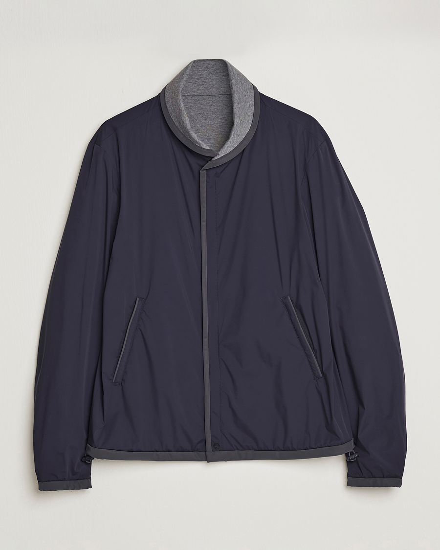 Herre | Jakker | SEASE | Reversible Stretch Nylon Jacket Navy
