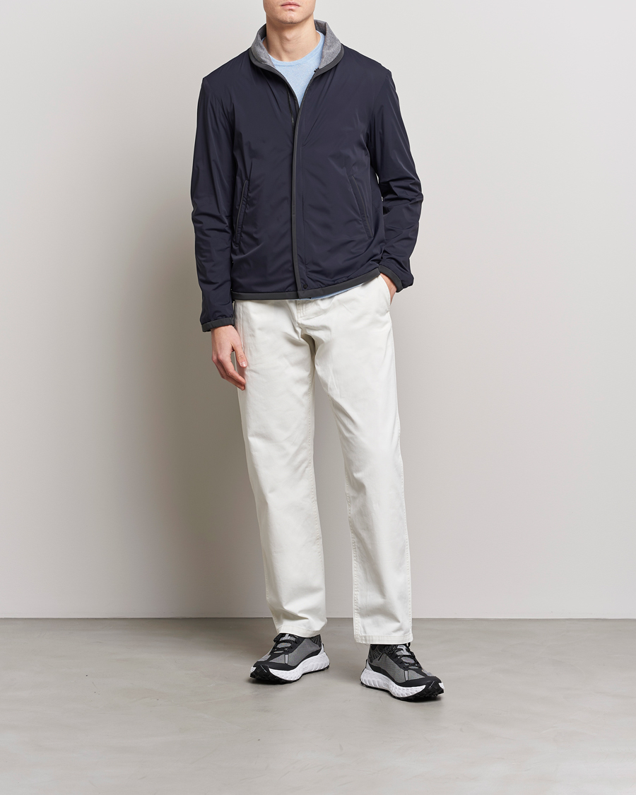Herre | Jakker | SEASE | Reversible Stretch Nylon Jacket Navy