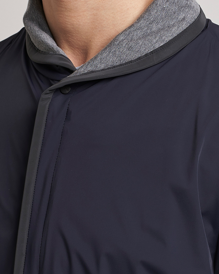Herre | Jakker | SEASE | Reversible Stretch Nylon Jacket Navy