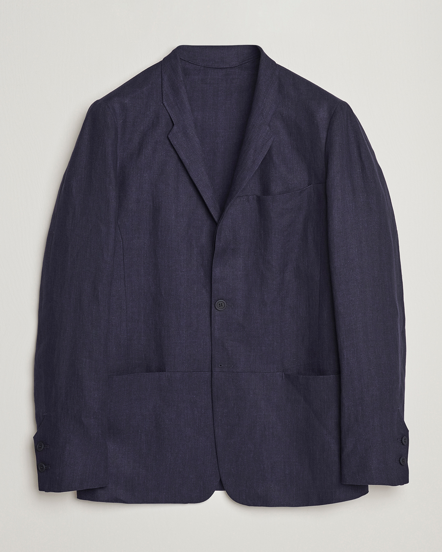 Herre | Blazere & jakker | SEASE | Elen Linen Blazer Navy