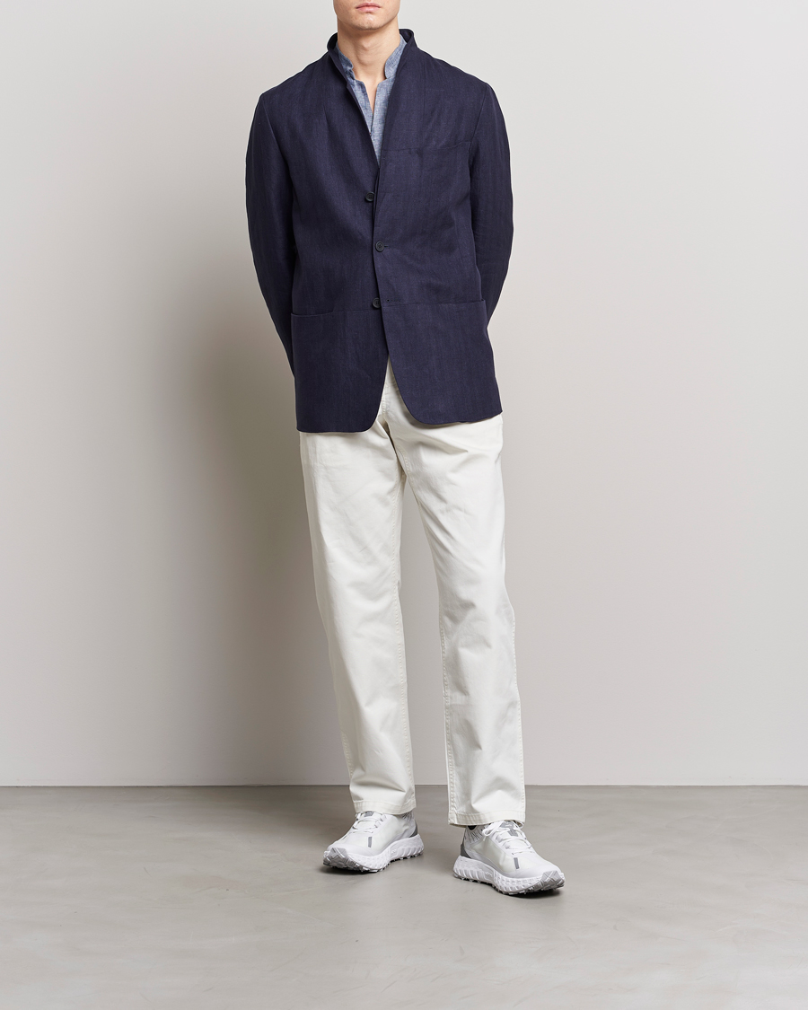 Herre | Blazere & jakker | SEASE | Elen Linen Blazer Navy