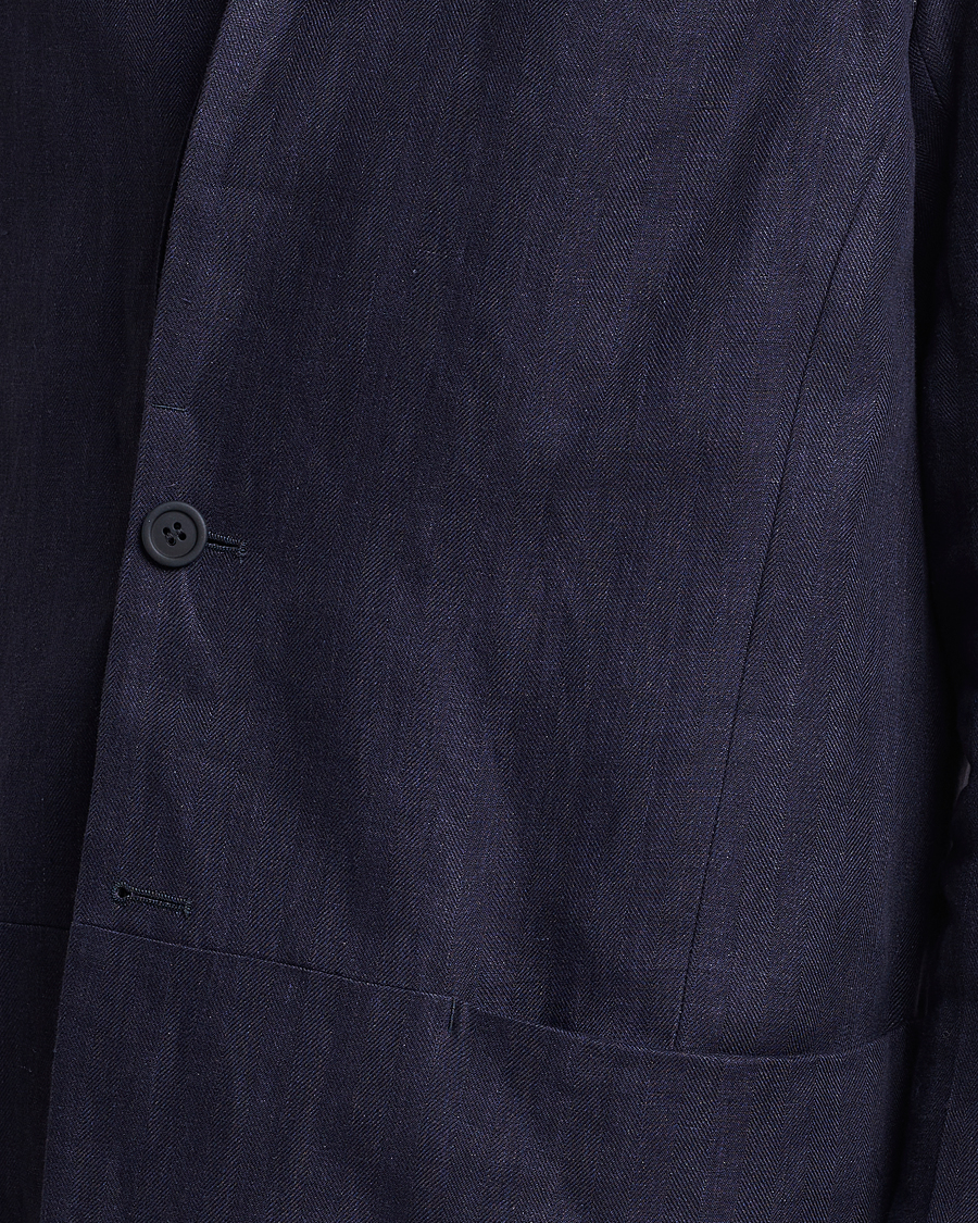 Herre | Blazere & jakker | SEASE | Elen Linen Blazer Navy