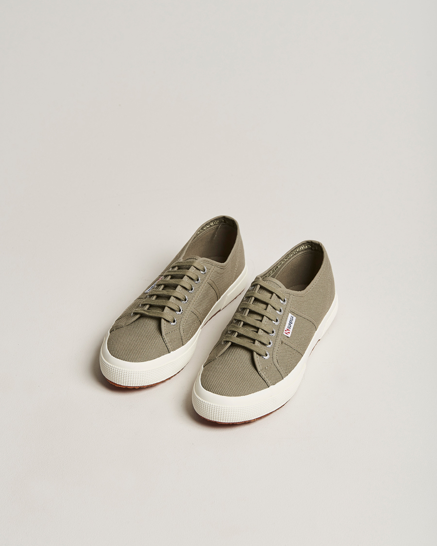 Herre | Italian Department | Superga | Canvas Sneaker Dark Green