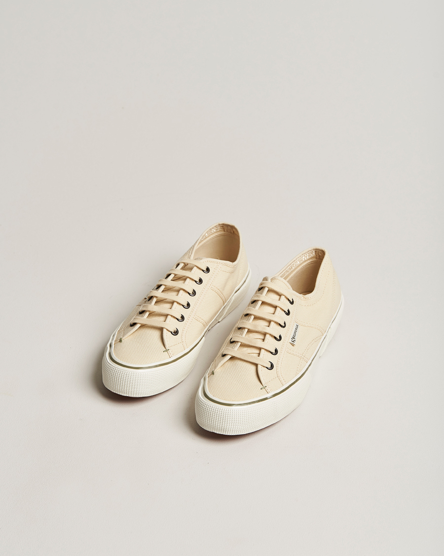 Herre | Superga 2490 Bold Canvas Snearkers Beige Eggshell | Superga | 2490 Bold Canvas Snearkers Beige Eggshell