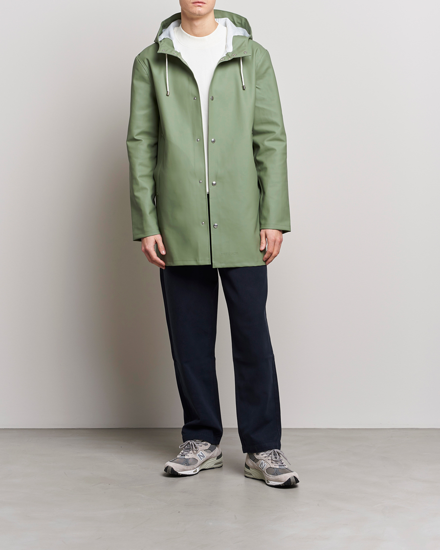 Herre | Jakker | Stutterheim | Stockholm Raincoat Alfa Green