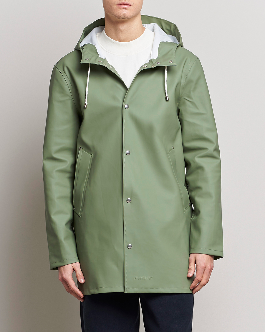 Herre | Jakker | Stutterheim | Stockholm Raincoat Alfa Green