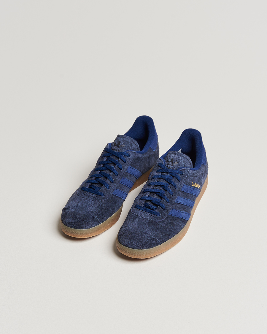 Herre | Sko i ruskind | adidas Originals | Gazelle Sneaker Dark Blue