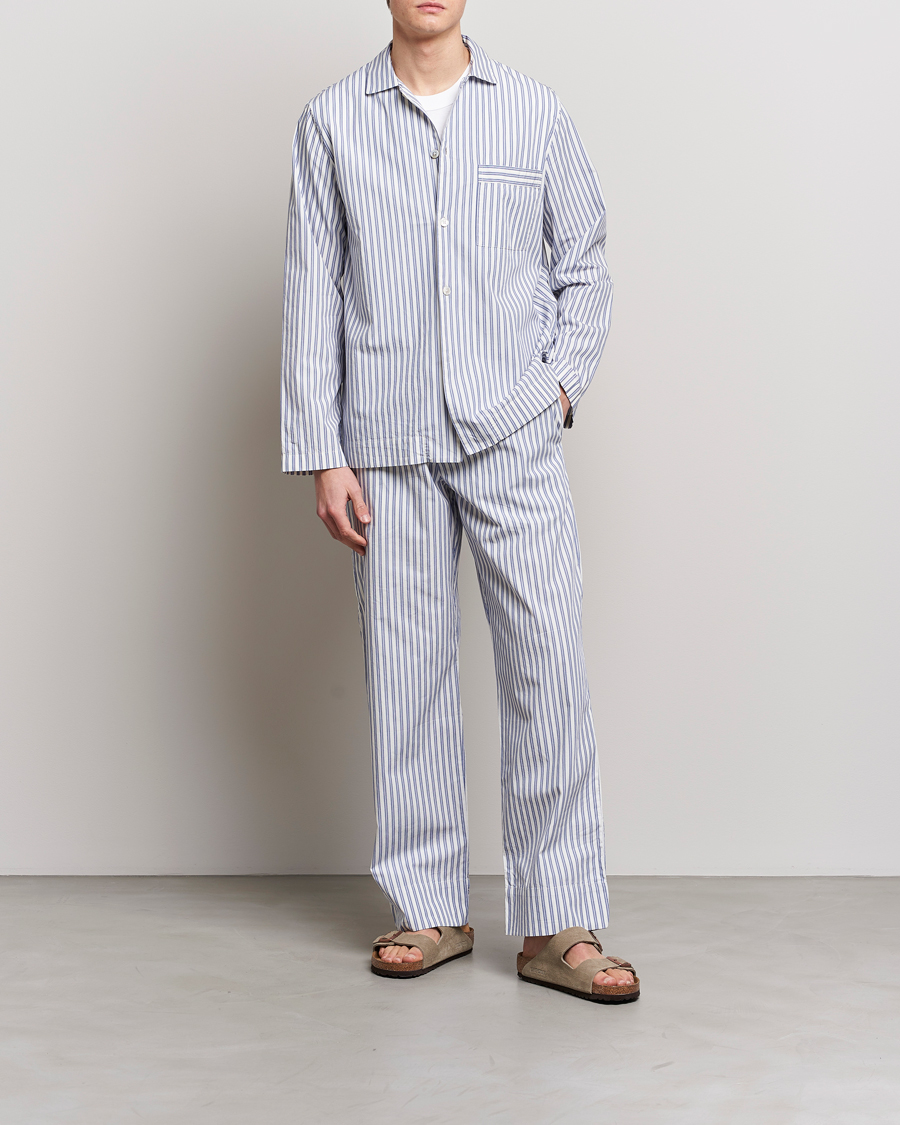 Herre | Pyjamas & Morgenkåber | Tekla | Poplin Pyjama Shirt Skagen Stripes
