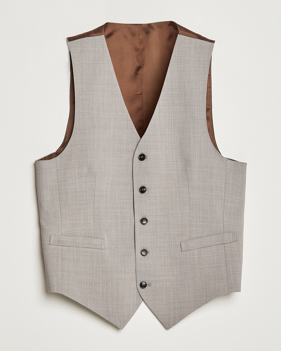 Herre | Blazere & jakker | Tiger of Sweden | Wade Wool Waistcoat Irish Cream