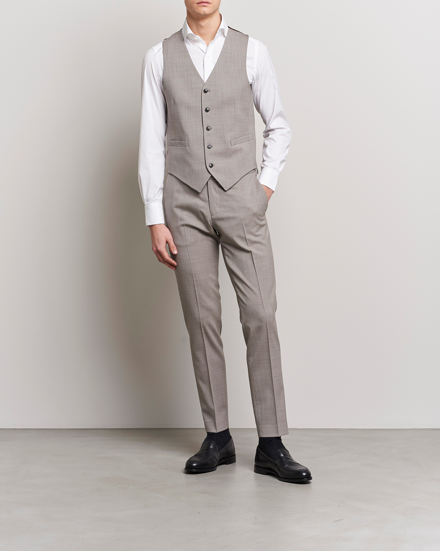 Herre | Blazere & jakker | Tiger of Sweden | Wade Wool Waistcoat Irish Cream