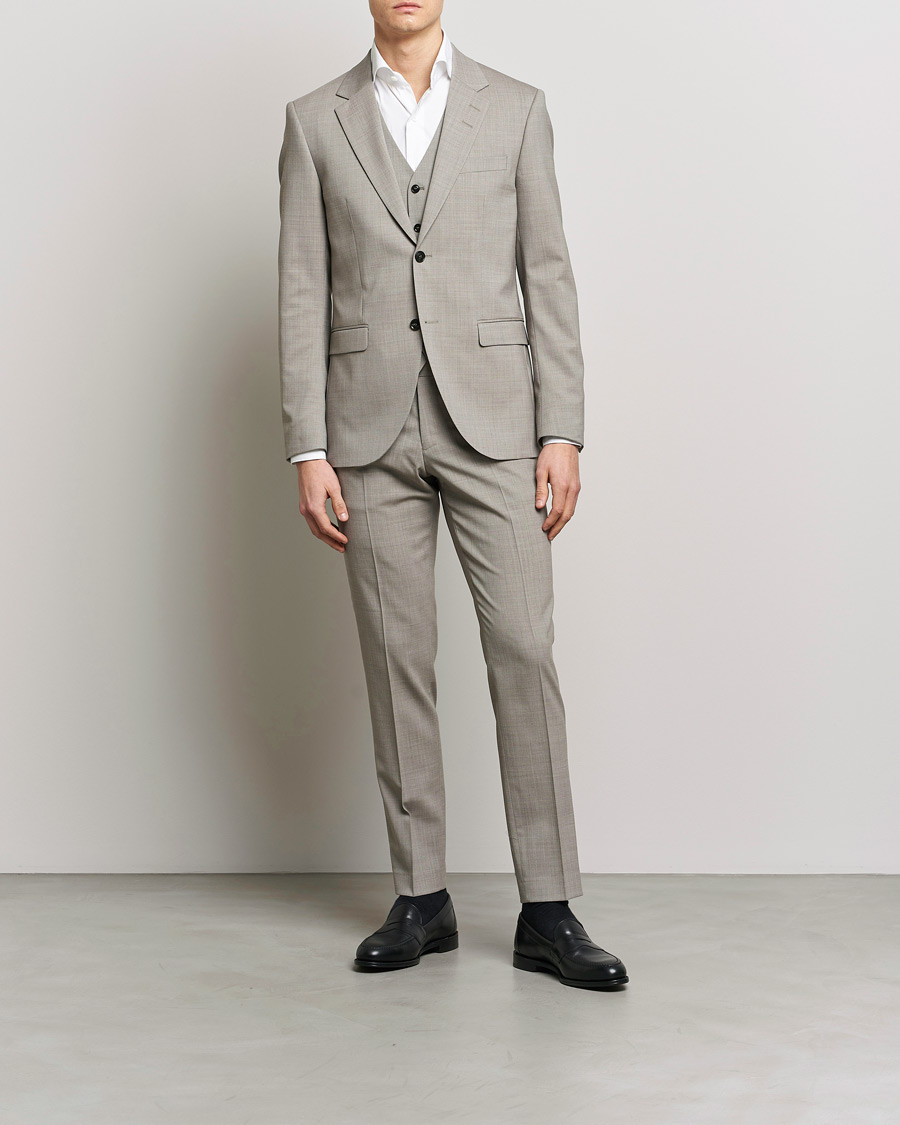 Herre | Bukser | Tiger of Sweden | Tordon Wool Trousers Irish Cream