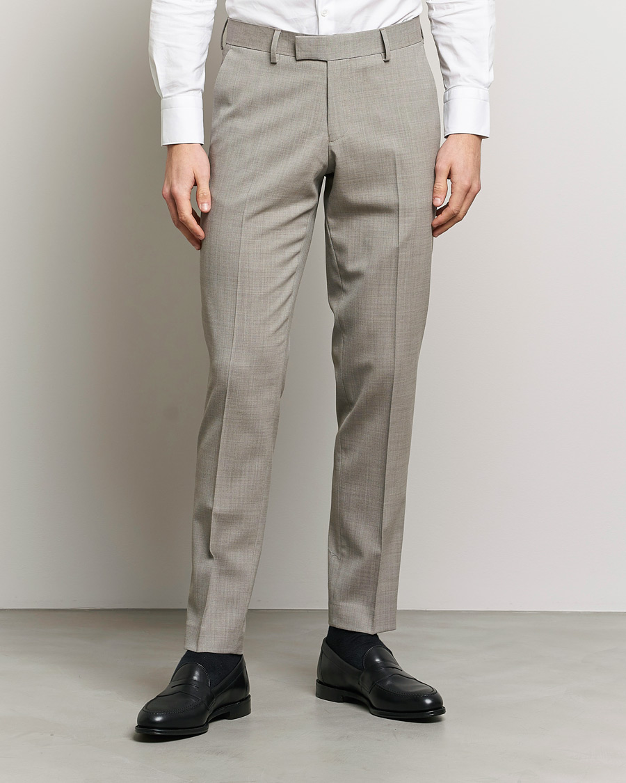 Herre | Habitbukser | Tiger of Sweden | Tordon Wool Trousers Irish Cream