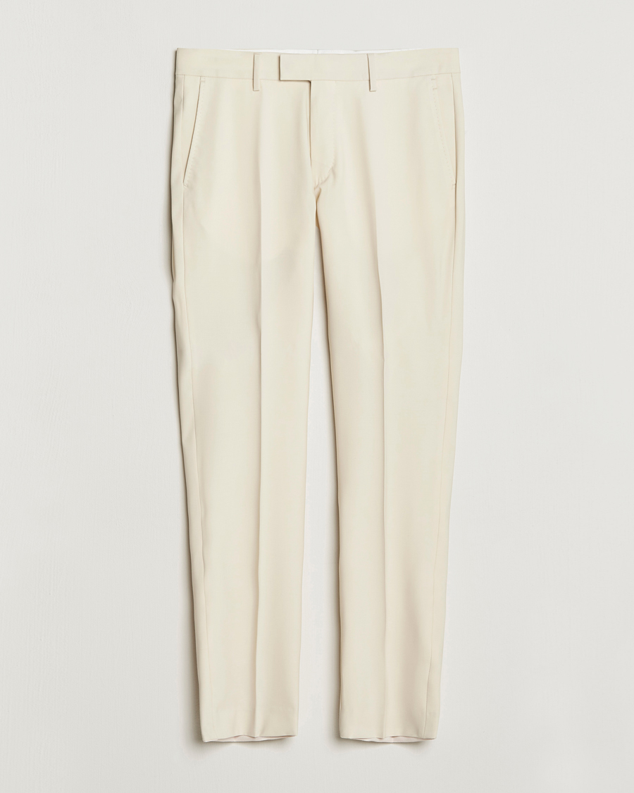 Herre | Bukser | Tiger of Sweden | Tenuta Wool Trousers Light Ivory