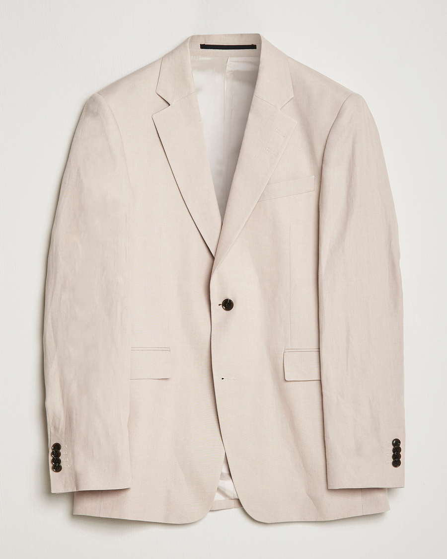 Herre | Blazere & jakker | Tiger of Sweden | Justin Linen Blazer Cream Sand