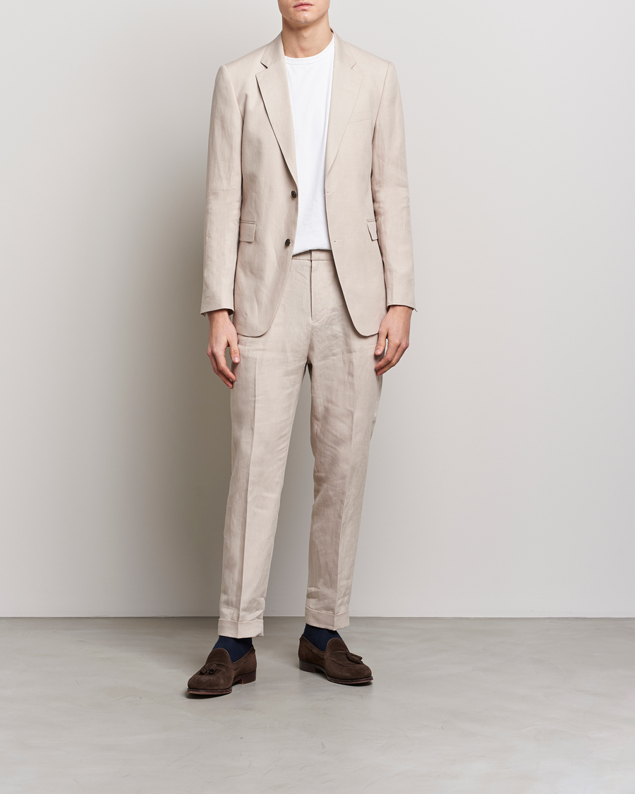 Herre | Blazere & jakker | Tiger of Sweden | Justin Linen Blazer Cream Sand
