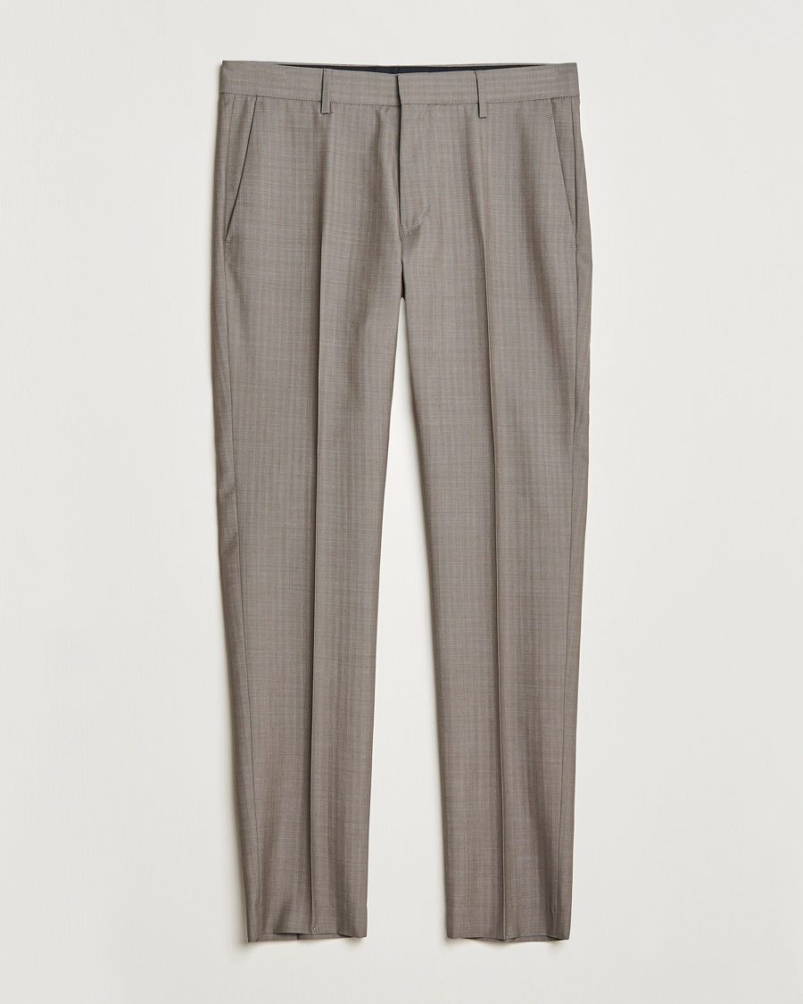 Herre | Bukser | Tiger of Sweden | Tenuta Wool Trousers Dark Sand