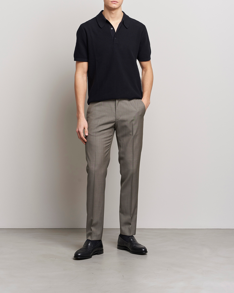 Herre | Bukser | Tiger of Sweden | Tenuta Wool Trousers Dark Sand