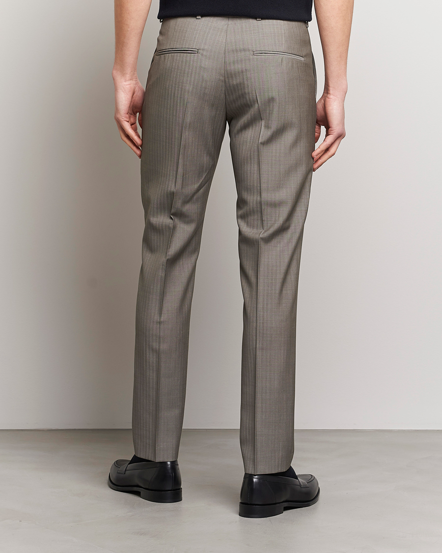 Herre | Bukser | Tiger of Sweden | Tenuta Wool Trousers Dark Sand