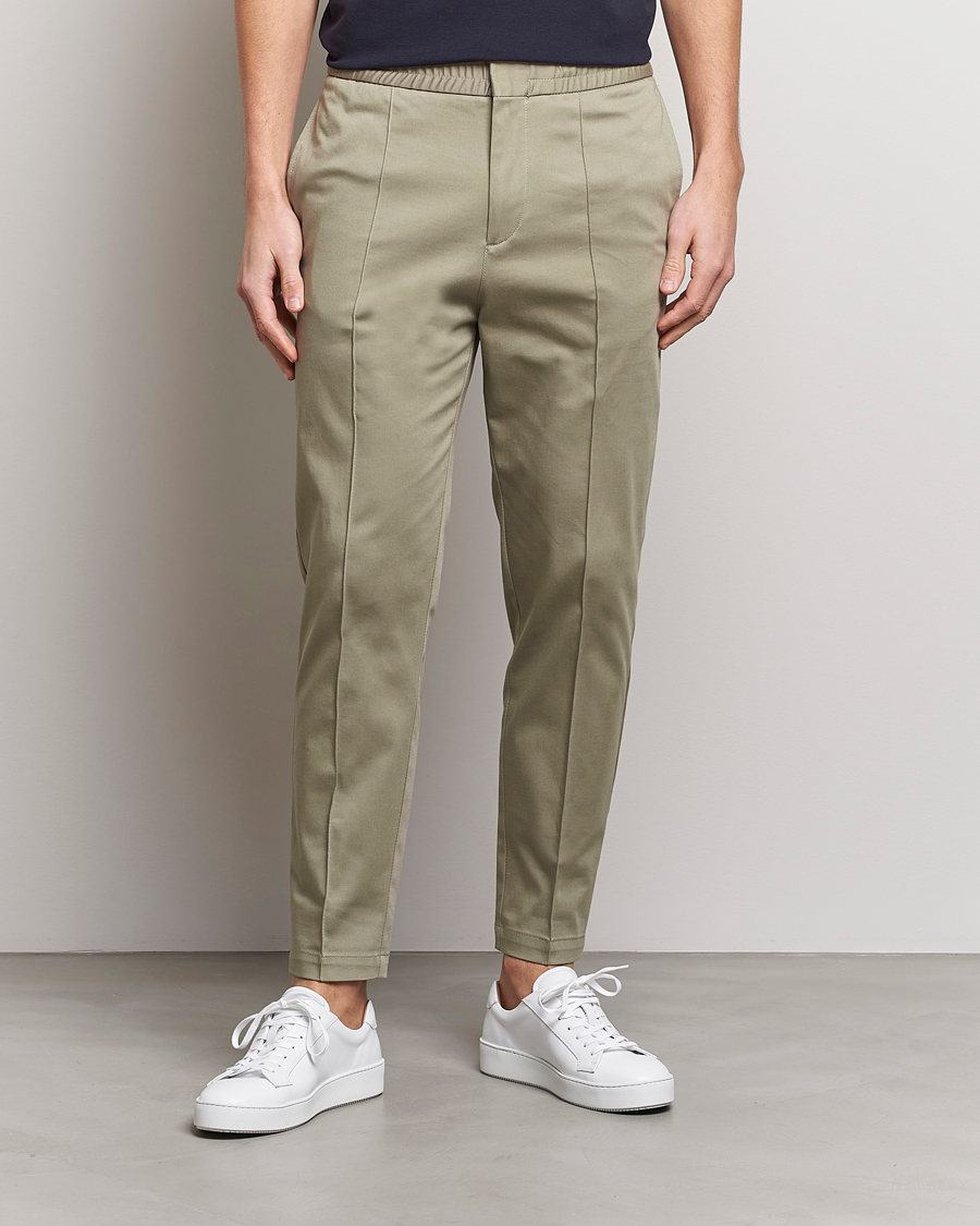 Herre |  | Tiger of Sweden | Sosa Cotton Trousers Dusty Green