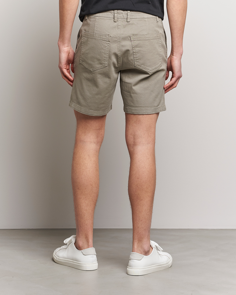 Herre | Shorts | Tiger of Sweden | Caid Cotton Shorts Dusty Green