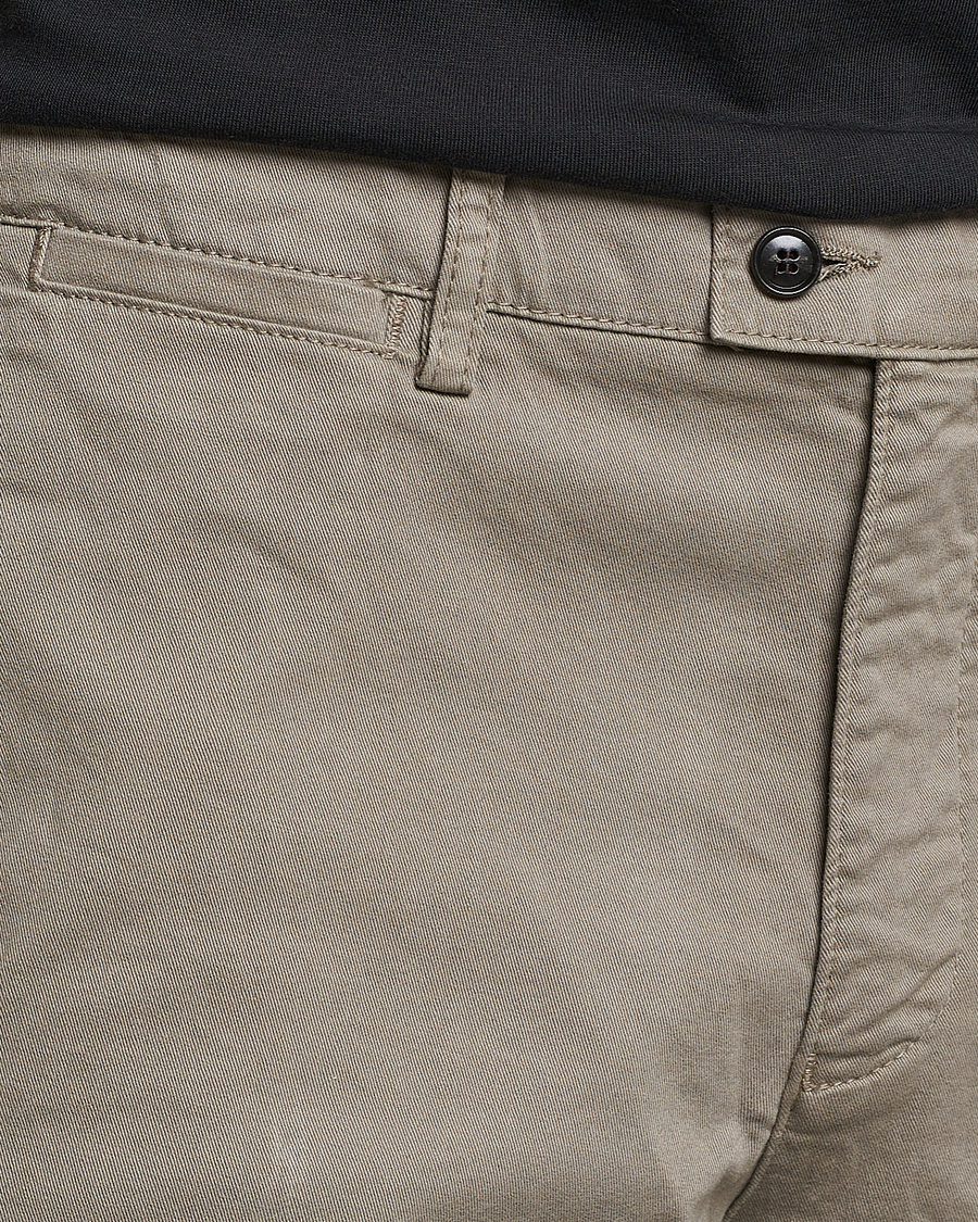 Herre | Shorts | Tiger of Sweden | Caid Cotton Shorts Dusty Green