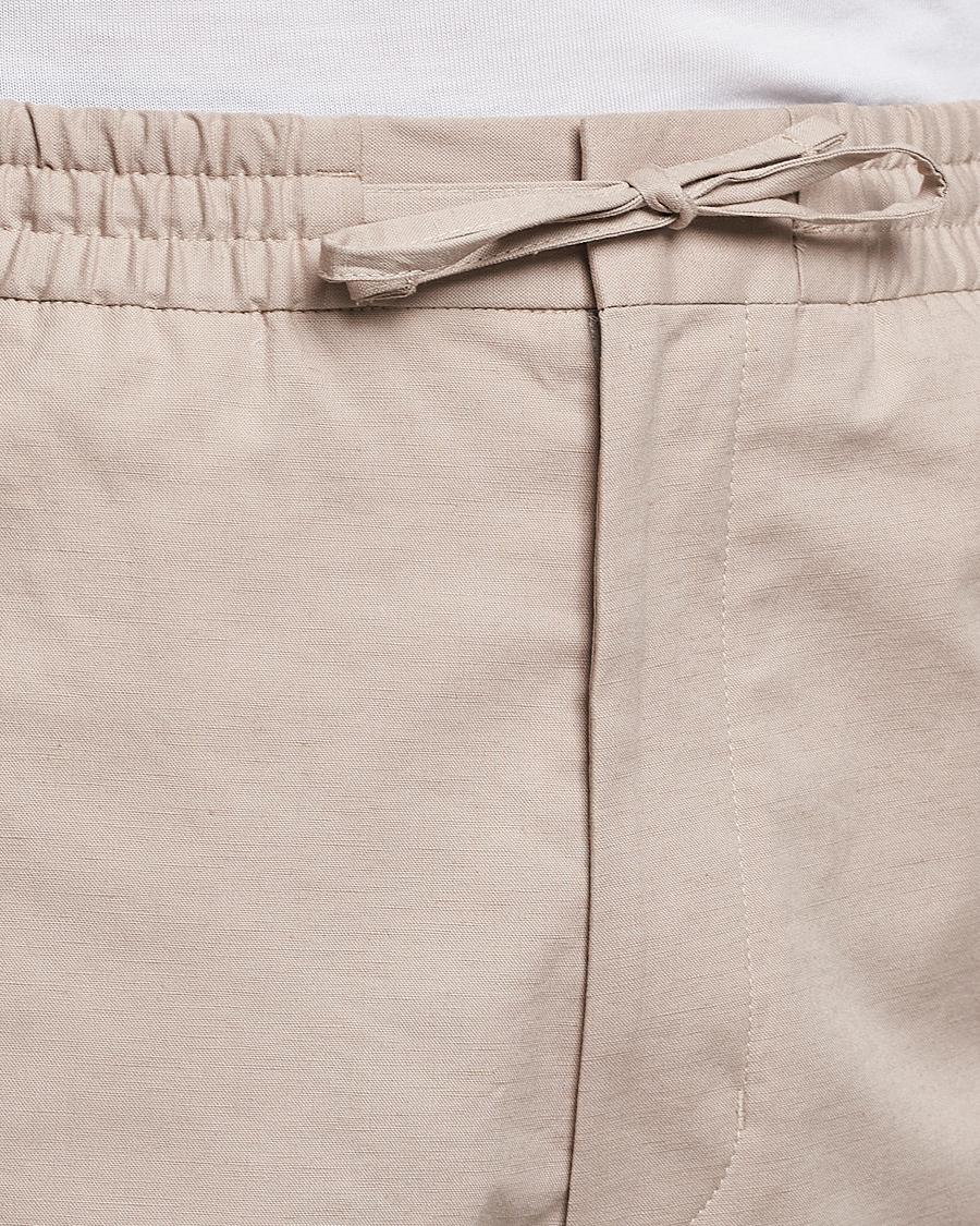 Herre | Shorts | Tiger of Sweden | Birch Linen Shorts Cream Sand