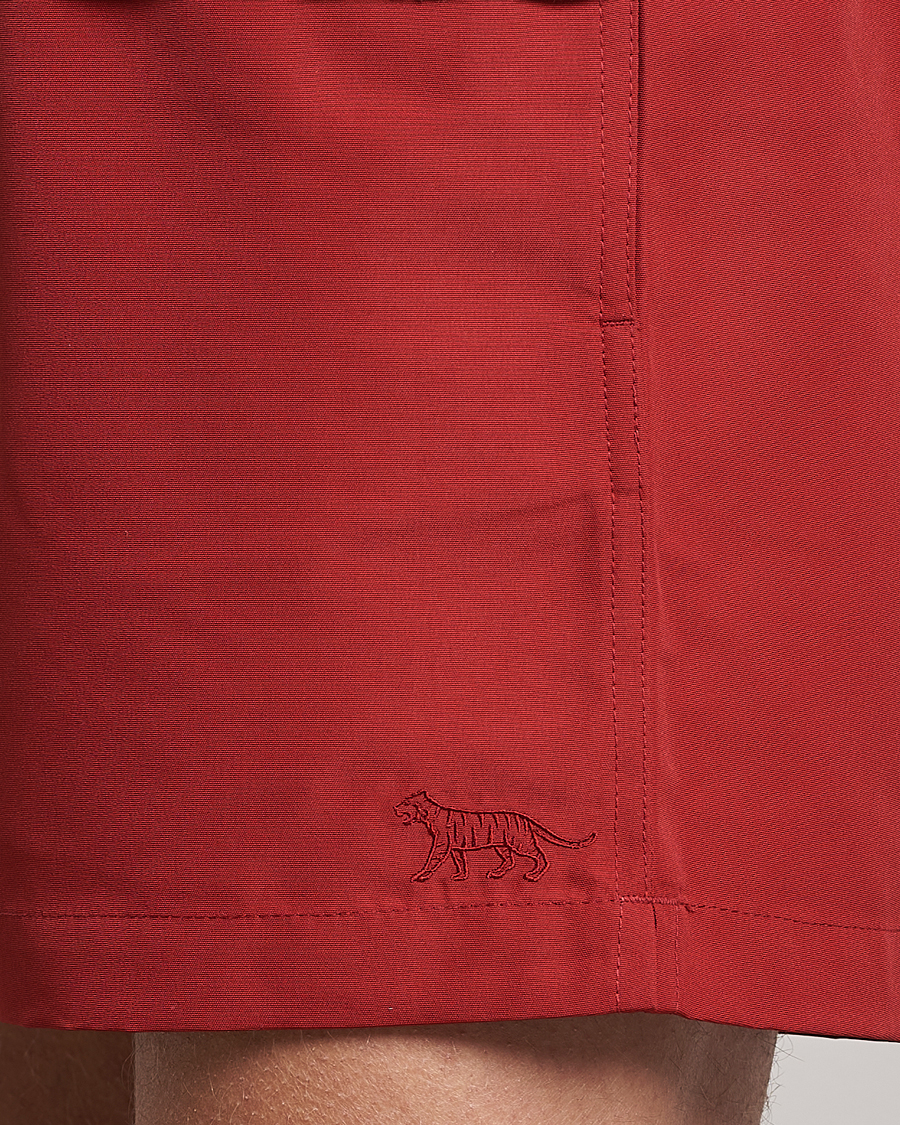 Herre | Badebukser | Tiger of Sweden | Sjo Swim Shorts Dark Raspberry