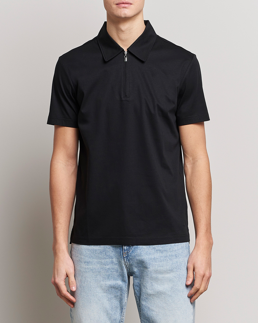 Herre | Skjorter | Tiger of Sweden | Laron Mercerized Cotton Shirt Black