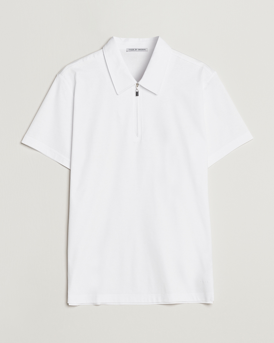 Herre | Skjorter | Tiger of Sweden | Laron Mercerized Cotton Shirt Pure White