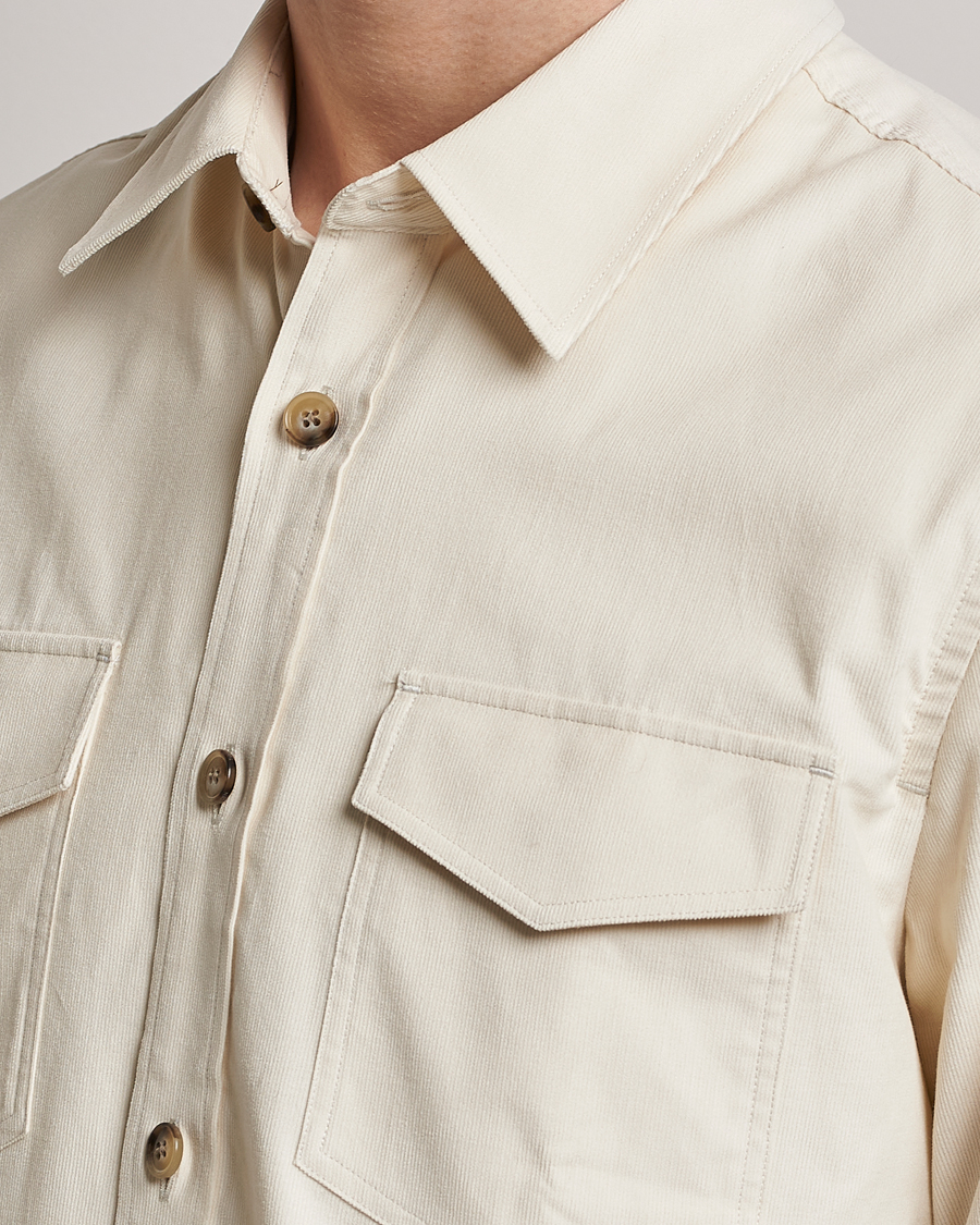 Herre | Skjorter | Tiger of Sweden | Arnou Cotton Overshirt Papirus