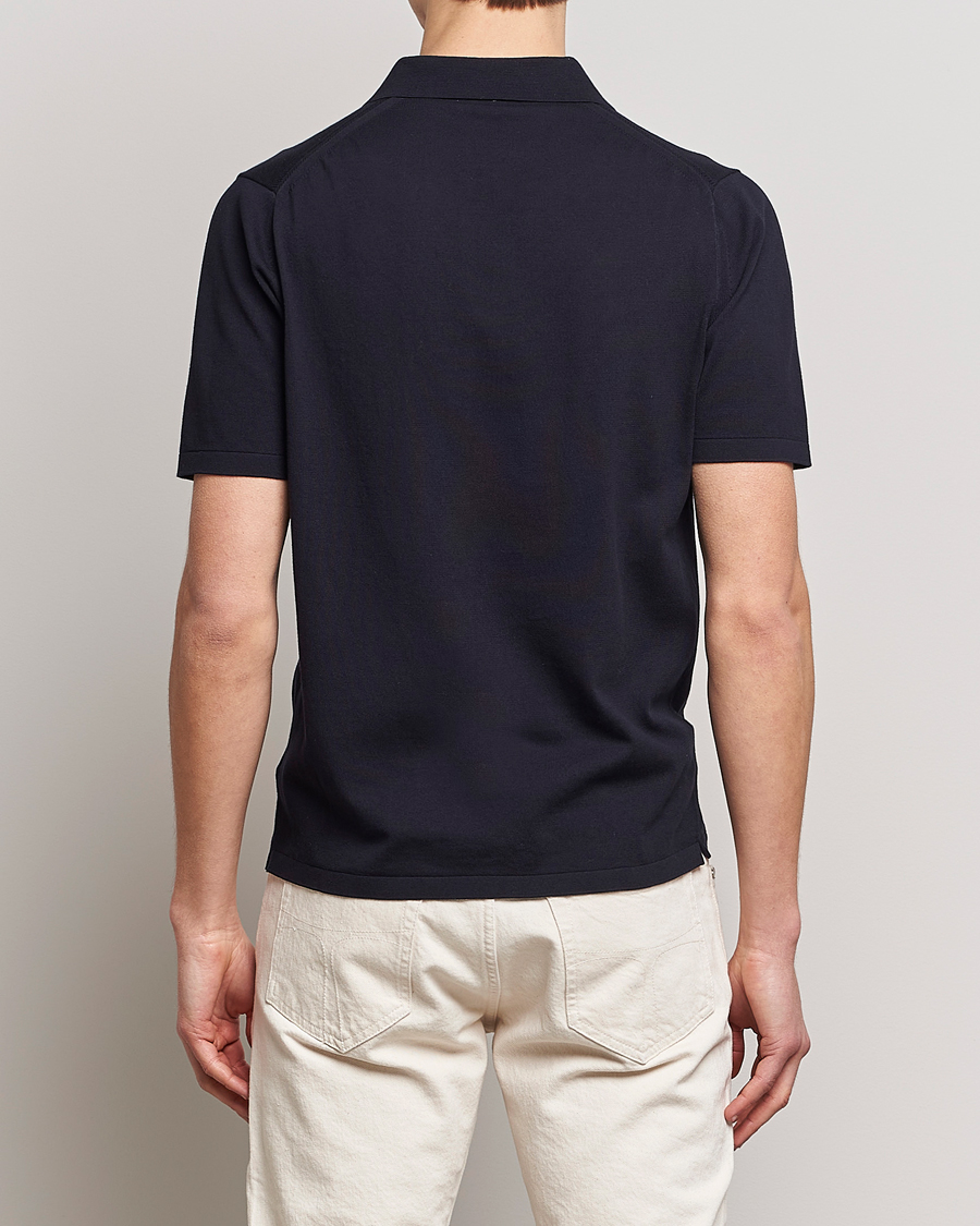 Herre | Polotrøjer | Tiger of Sweden | Orbit Cotton Half Zip Light Ink