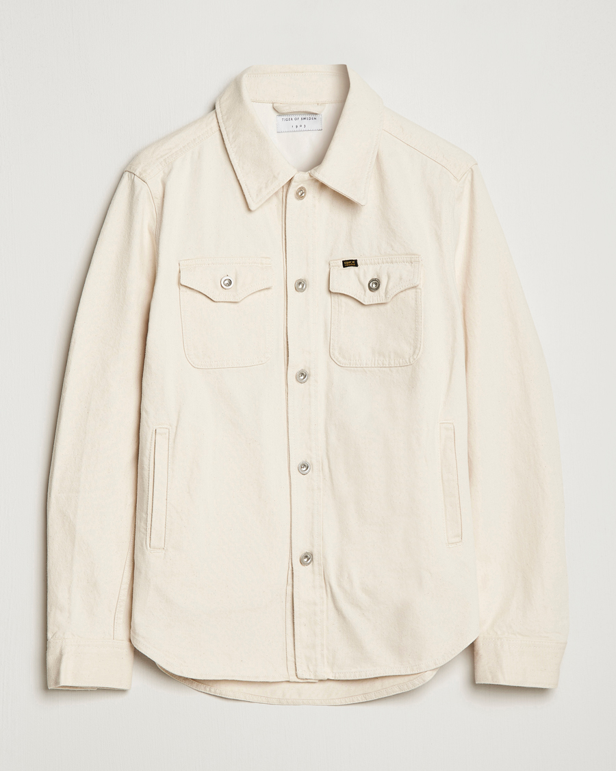 Herre | Jakker | Tiger of Sweden | Get Denim Jacket Ecru denim