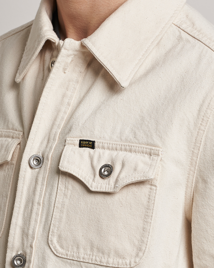 Herre | Jakker | Tiger of Sweden | Get Denim Jacket Ecru denim