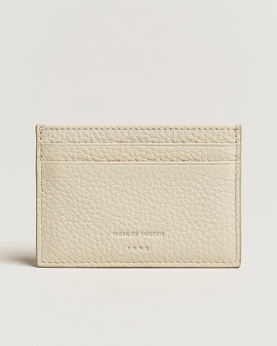 Herre | Tiger of Sweden Wharf Card Holder Light Ivory | Tiger of Sweden | Wharf Card Holder Light Ivory
