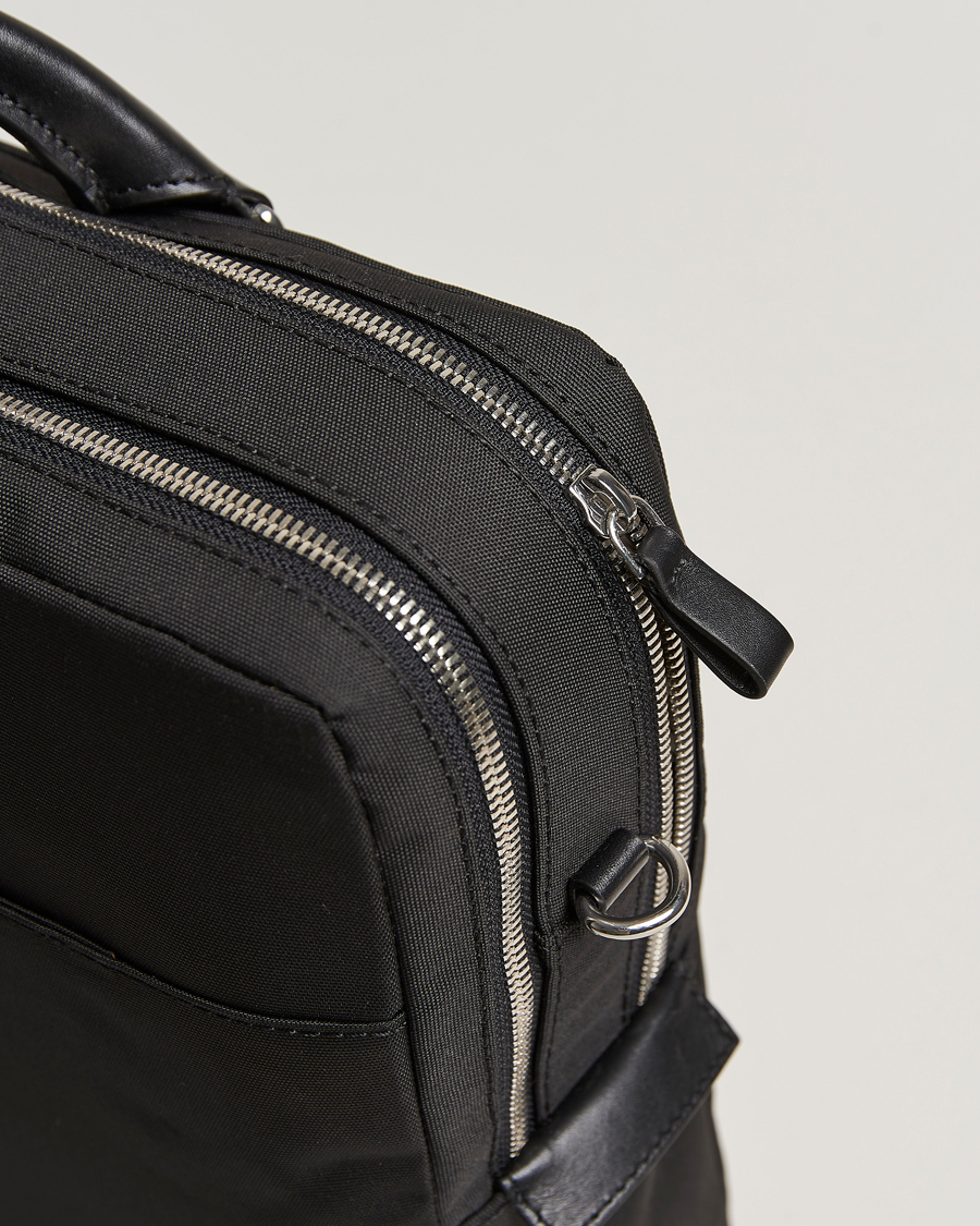 Herre | Tiger of Sweden Bays Recycled Polyester Computer Bag Black | Tiger of Sweden | Bays Recycled Polyester Computer Bag Black