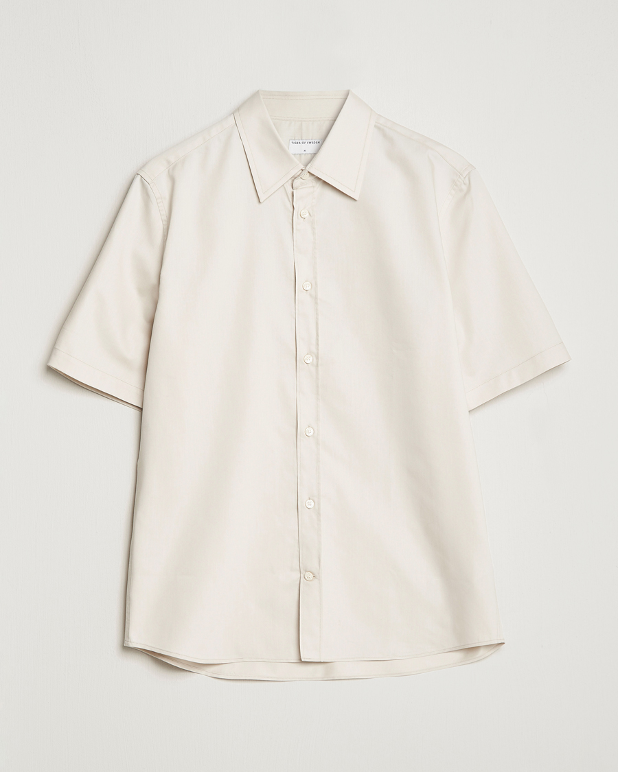 Herre | Skjorter | Tiger of Sweden | Enree Lyocell Shirt Light Ivory