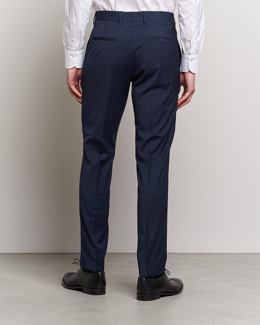 Herre | Bukser | Tiger of Sweden | Tenuta Wool Travel Suit Trousers Royal Blue