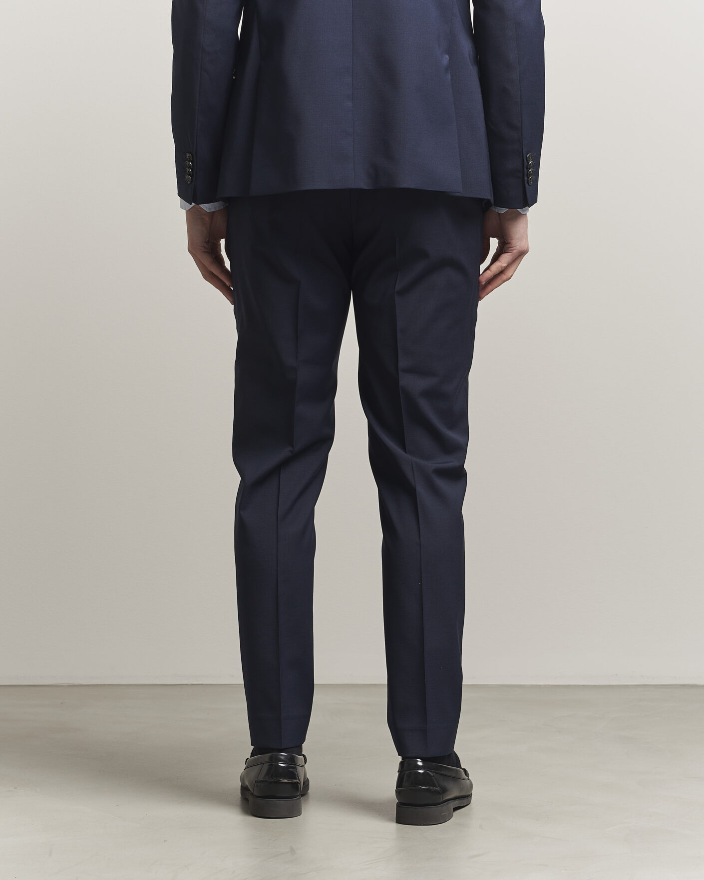 Herre | Bukser | Tiger of Sweden | Tenuta Wool Travel Suit Trousers Royal Blue