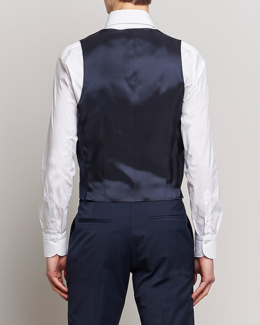 Herre | Blazere & jakker | Tiger of Sweden | Wayde Wool Travel Waistcoat Royal Blue