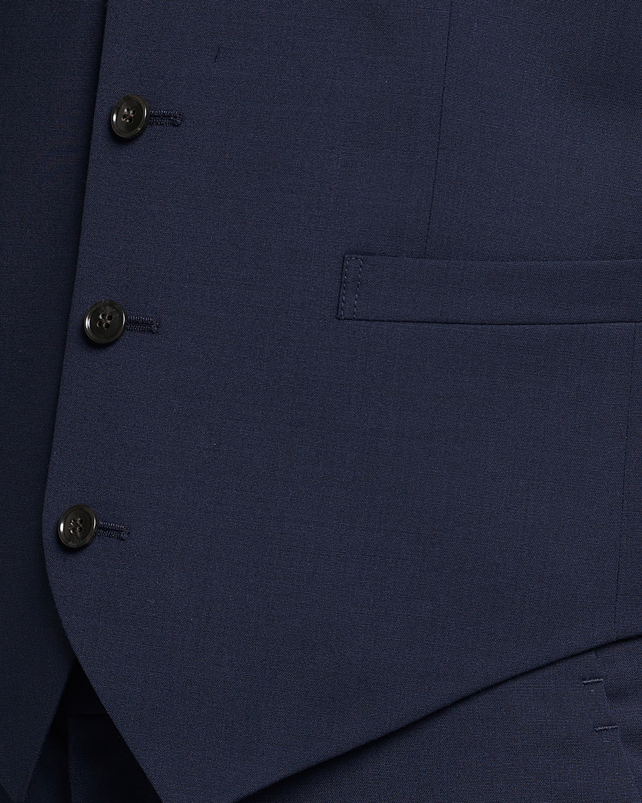 Herre | Blazere & jakker | Tiger of Sweden | Wayde Wool Travel Waistcoat Royal Blue