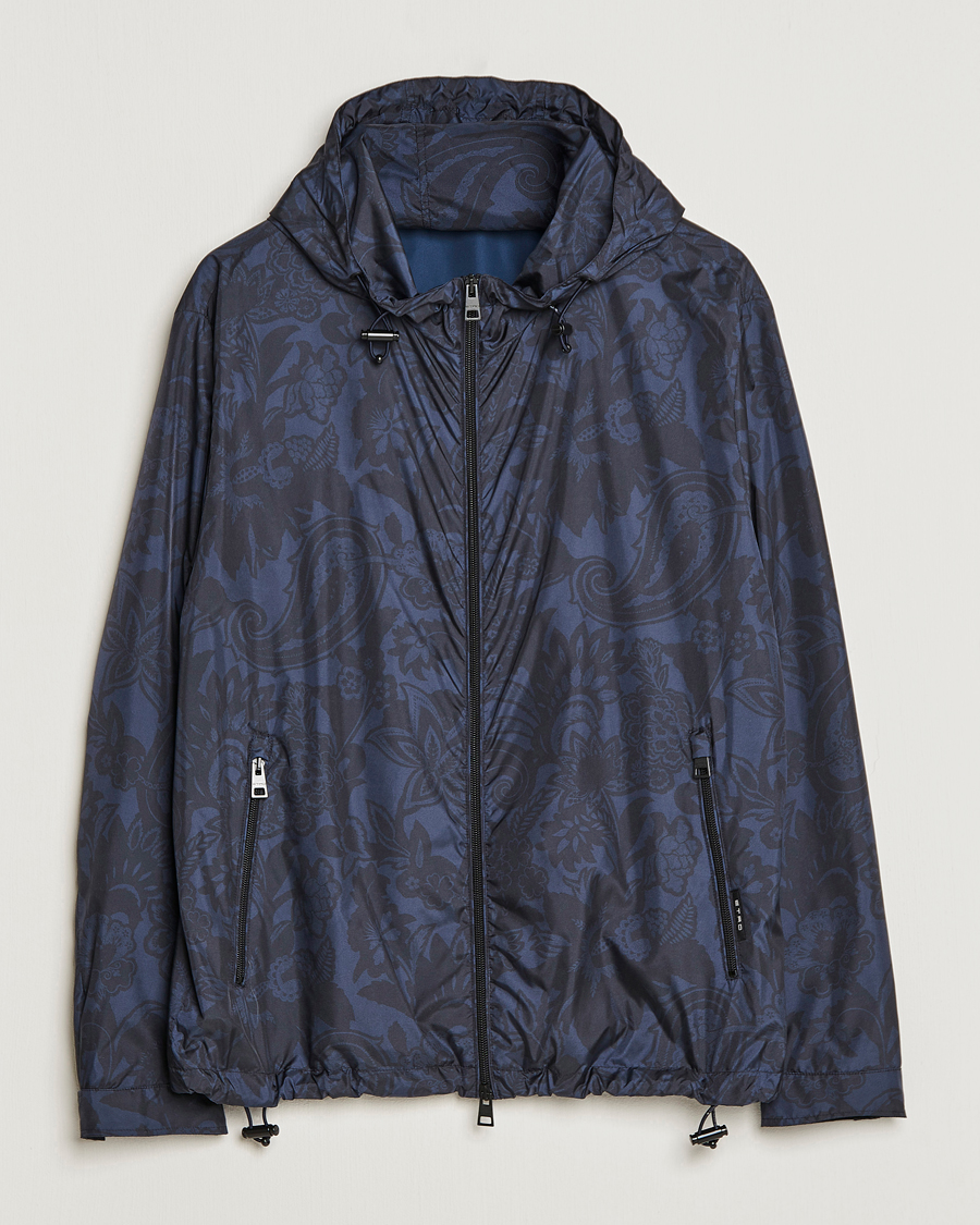 Herre | Jakker | Etro | Packable Nylon Bomber Navy