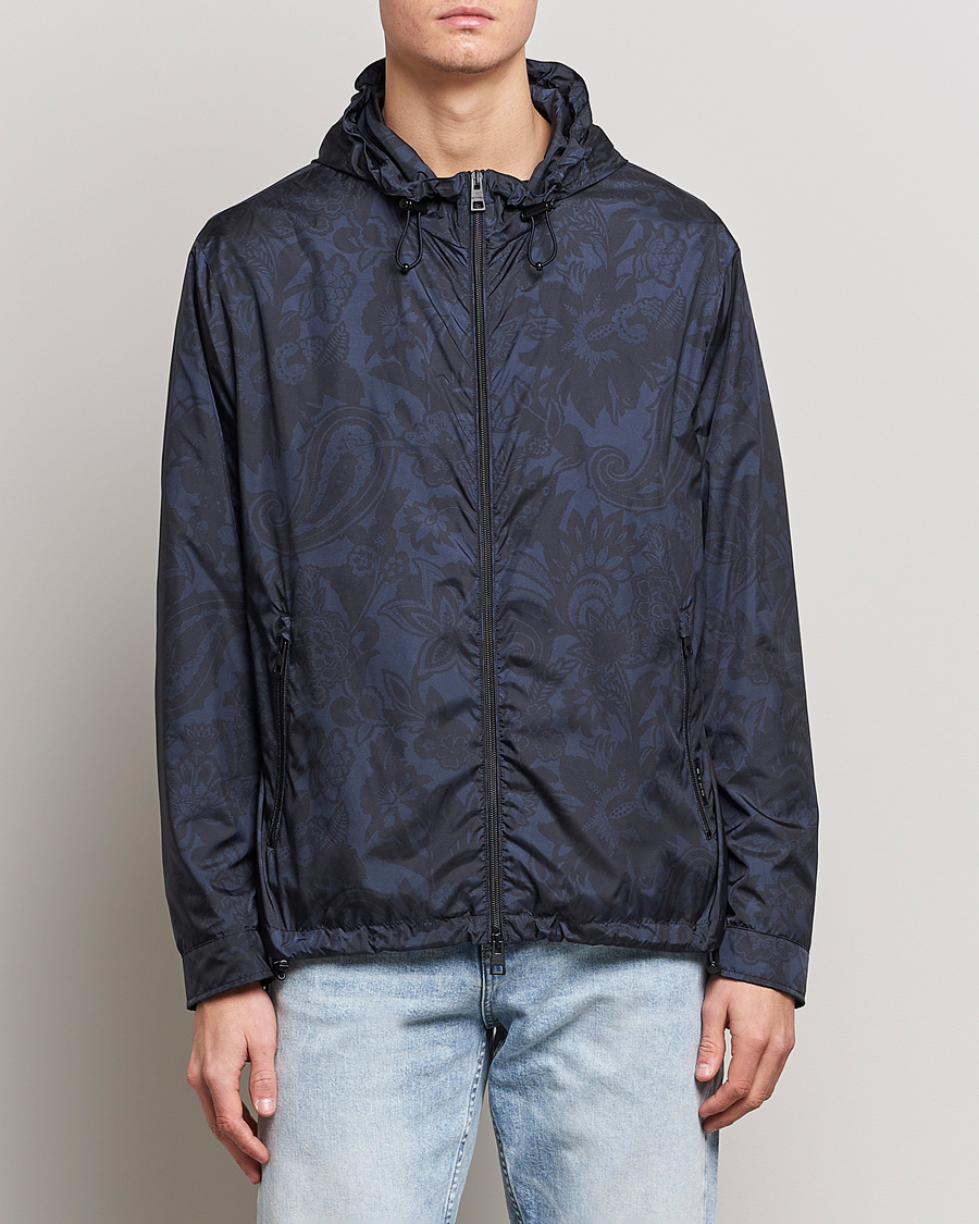 Herre | Jakker | Etro | Packable Nylon Bomber Navy