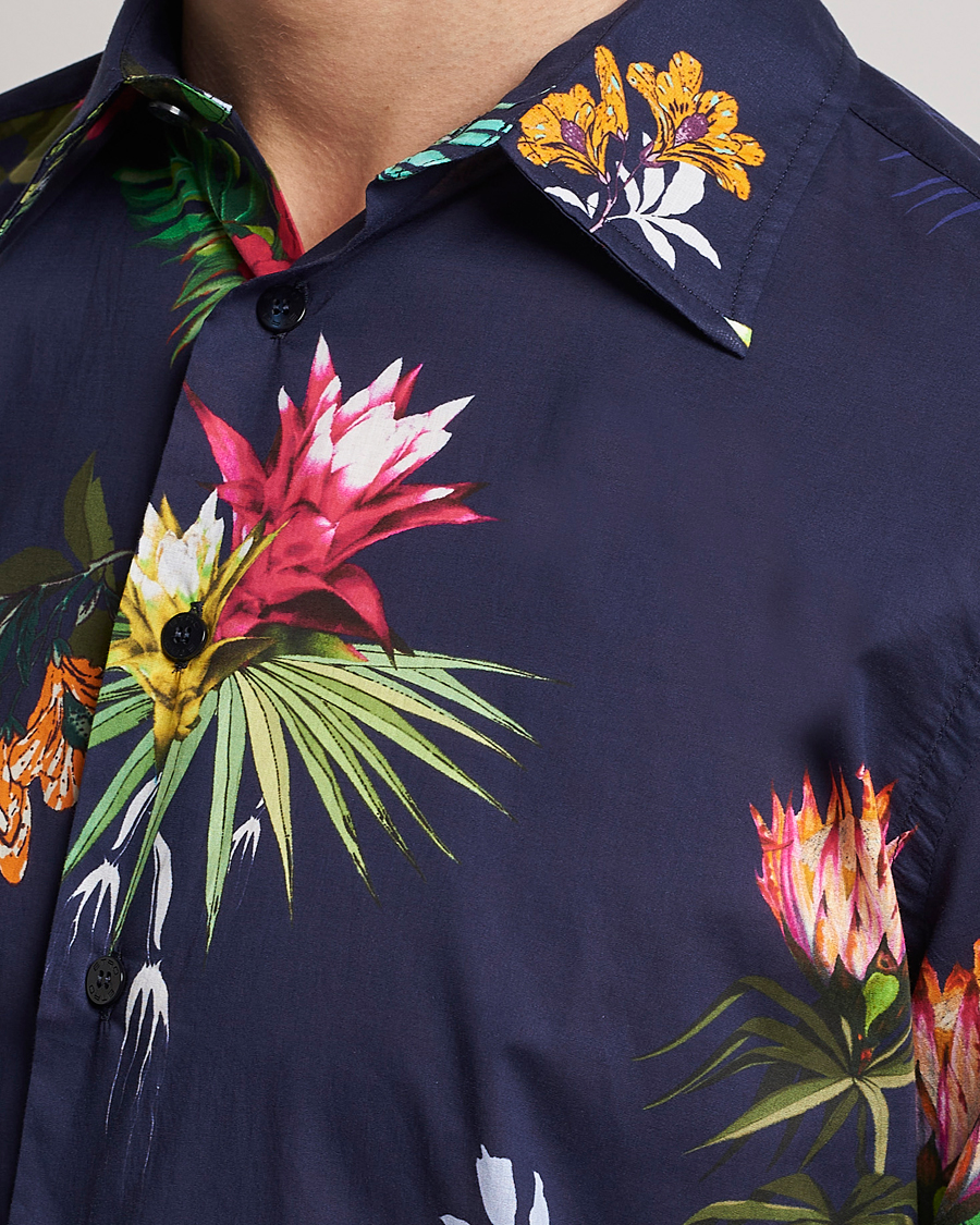 Herre | Skjorter | Etro | Floreale Printed Shirt Navy
