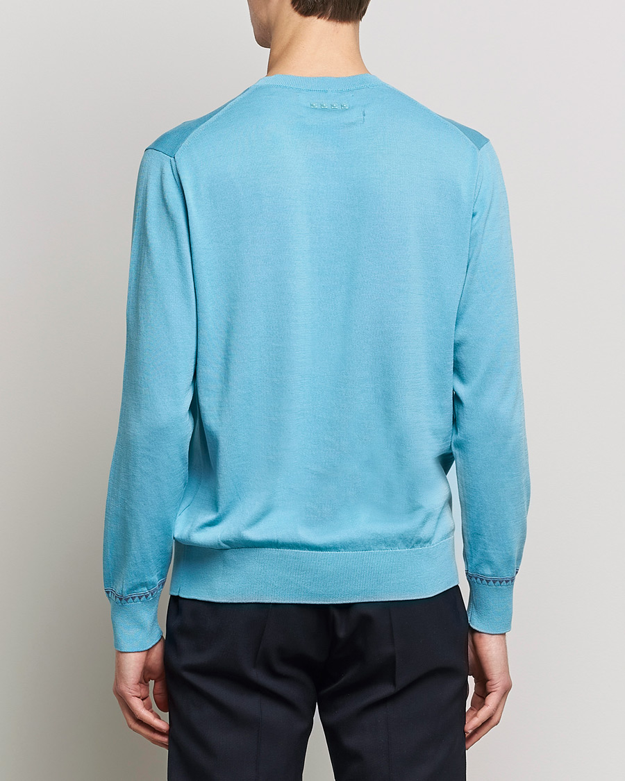 Herre | Trøjer | Etro | Crew Neck Pullover Azzurro