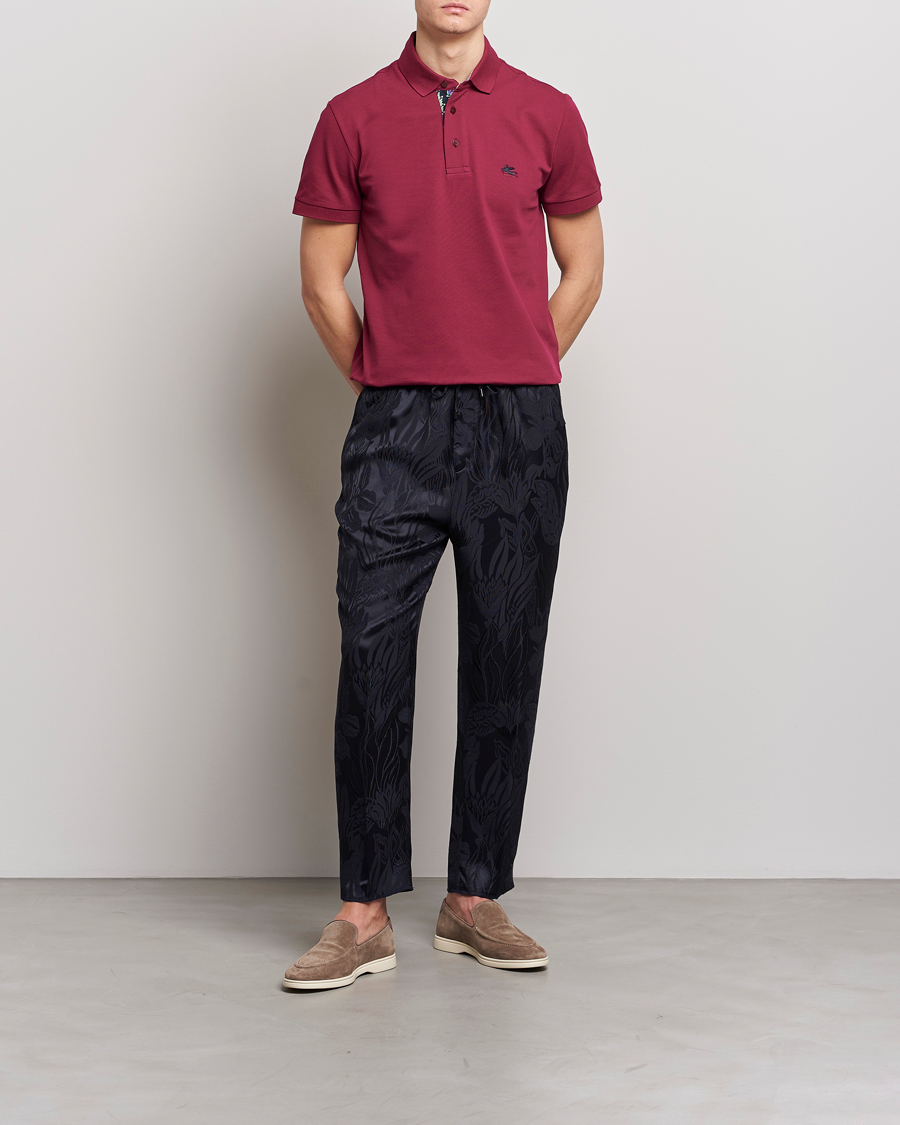 Herre | Bukser | Etro | York Drawstring Trousers Navy