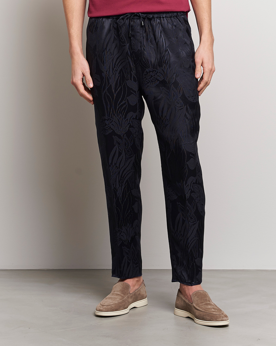 Herre | Etro | Etro | York Drawstring Trousers Navy