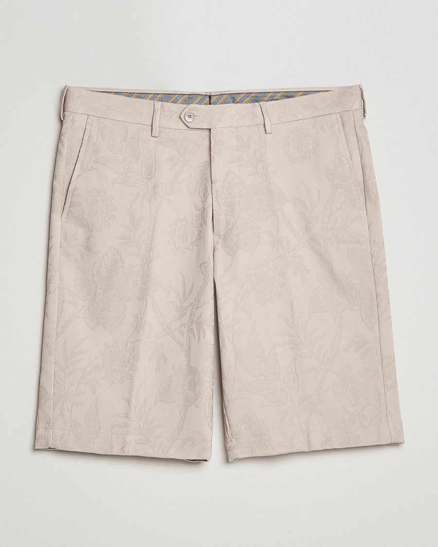 Herre | Shorts | Etro | Jacquard Weave Shorts Beige